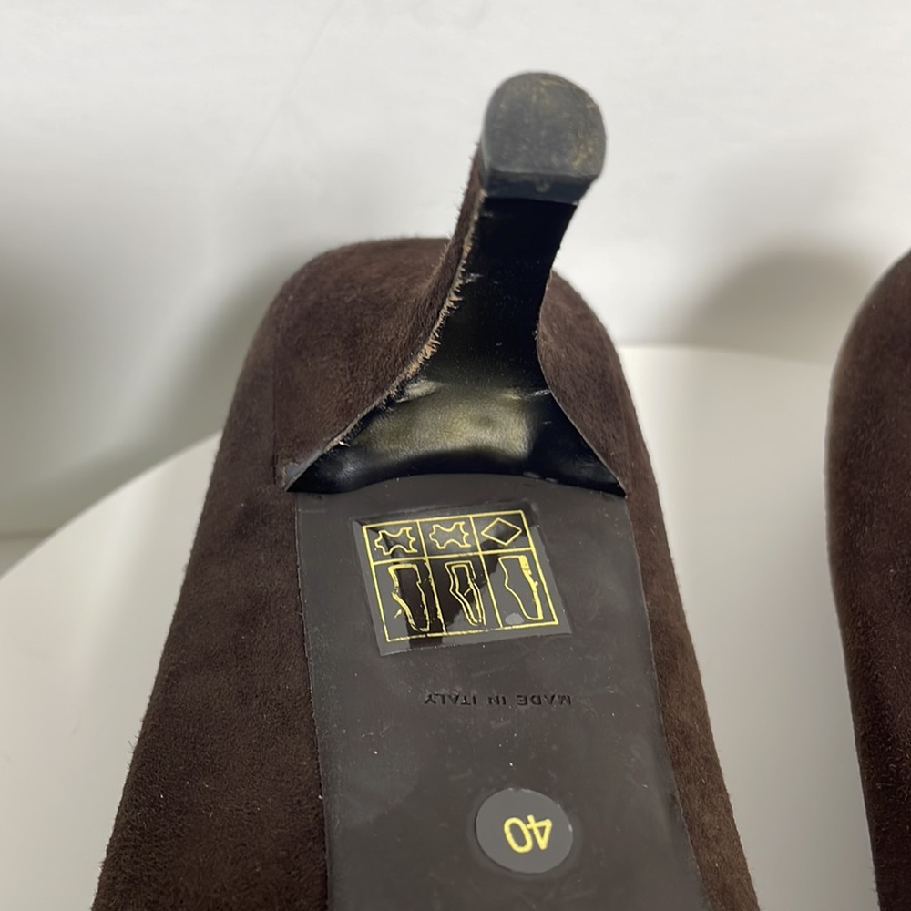 Prada  brown heels EU 40 according to size tables US 9.5 see pictures please - Picture 8 of 11